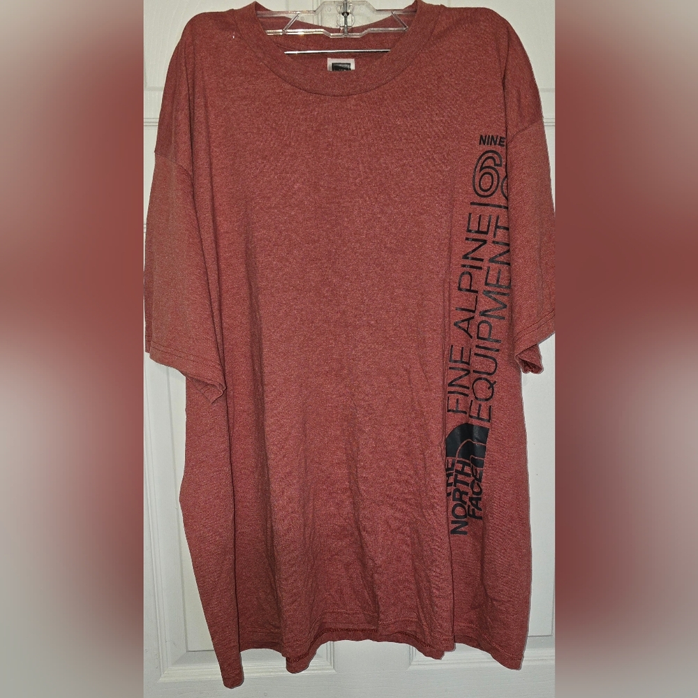 The North Face Shirt Mens xxl Red Short Sleeve Fine Alpine Equipment Outdoor